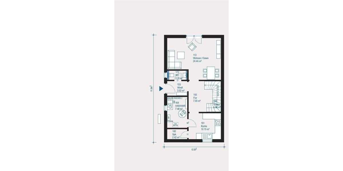 Doppelhaushälfte Dresden Niederwartha - 4 Zimmer, 123 m&sup2;, 235.619&euro; | Angebot:25747764