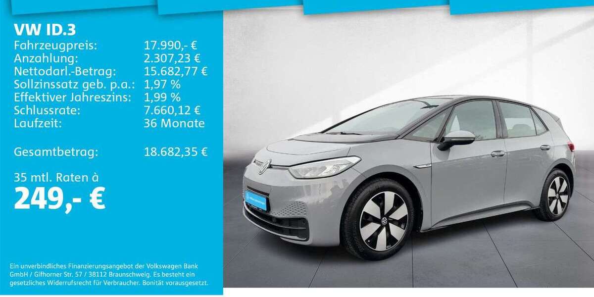 VW ID.3 30.648 km 17.990 &euro; Dresden 01067