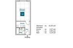 Etagenwohnung Dresden Plauen - 1 Zimmer, 27 m&sup2;, 245&euro; | Angebot:26267936