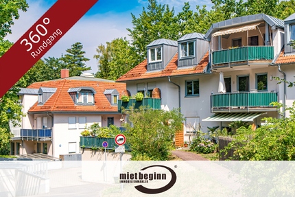 NEU SANIERT – KOMPLETT NEUES BAD MIT WANNE & FENSTER – NEUER BODENBELAG – GROSSE SONNENTERRASSE - Wohnung Moritzburg Radebeul | Angebot:25440590