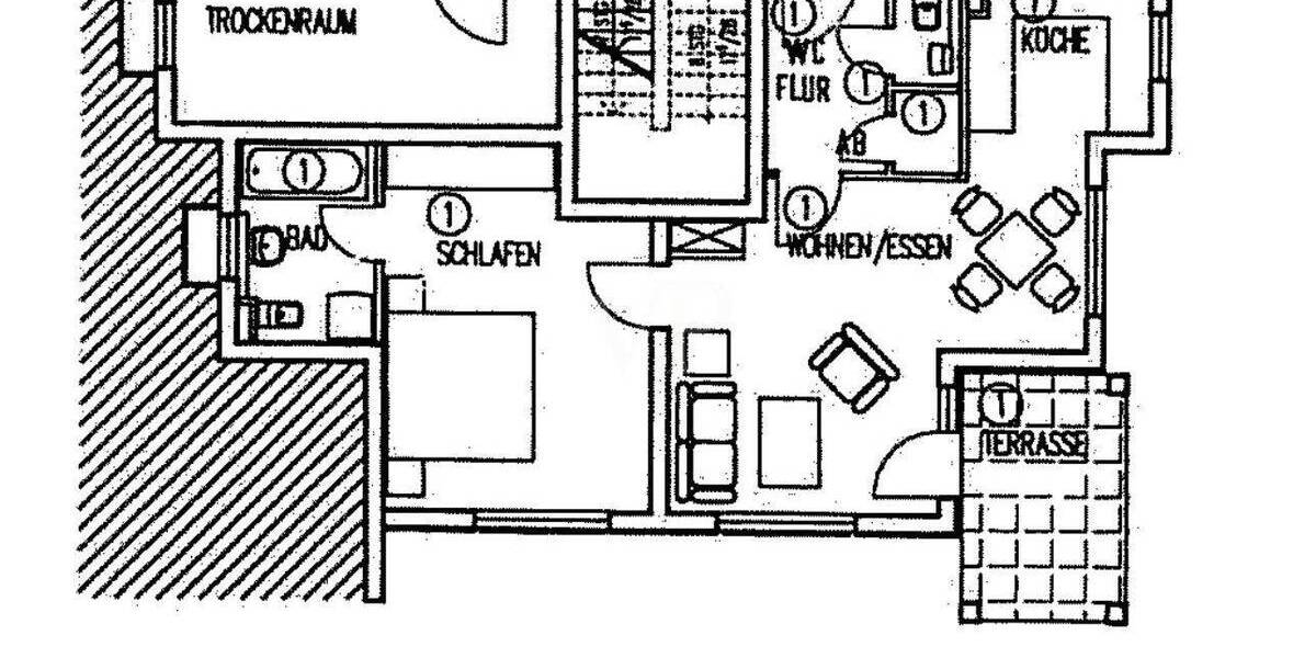 Etagenwohnung Dresden Pappritz - 2 Zimmer, 58 m&sup2;, 220.000&euro; | Angebot:26805474