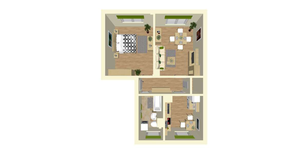 Etagenwohnung Pirna Neundorf - 2 Zimmer, 51 m&sup2;, 328&euro; | Angebot:26502269