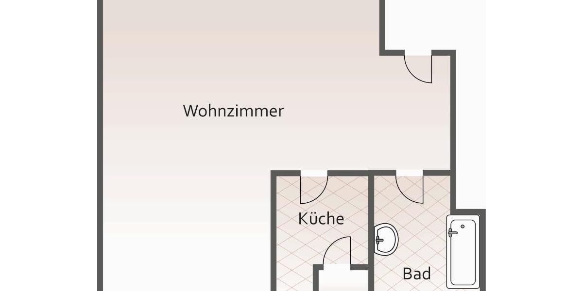Dachgeschoßwohnung Dresden Neustadt - 1 Zimmer, 62 m&sup2;, 580&euro; | Angebot:25739682