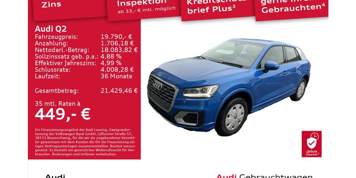 Audi Q2 53.995 km 19.790 &euro; Dresden 01169