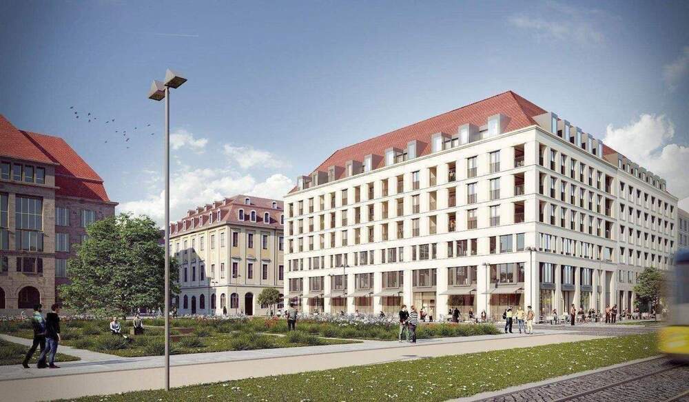 Etagenwohnung Dresden Innere Altstadt - 3 Zimmer, 90 m&sup2;, 1.586&euro; | Angebot:26595102