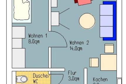 Wohnung Dresden Plauen - 1.5 Zimmer, 31 m&sup2;, 455&euro; | Angebot:25570334