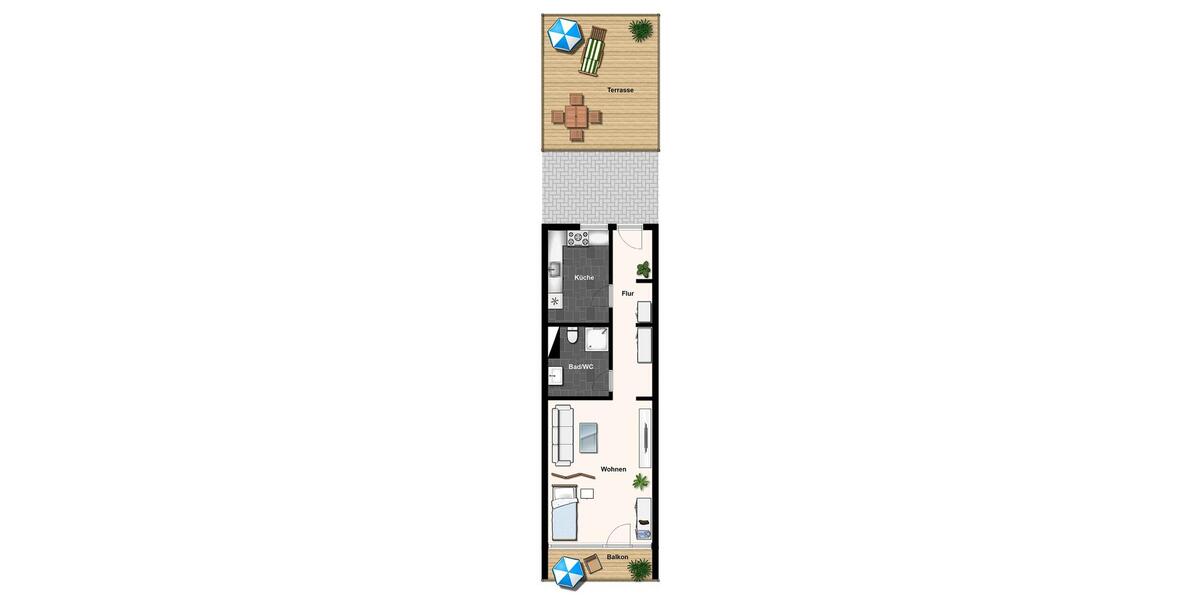 Etagenwohnung Dresden Blasewitz - 1 Zimmer, 52 m&sup2;, 199.000&euro; | Angebot:26739687