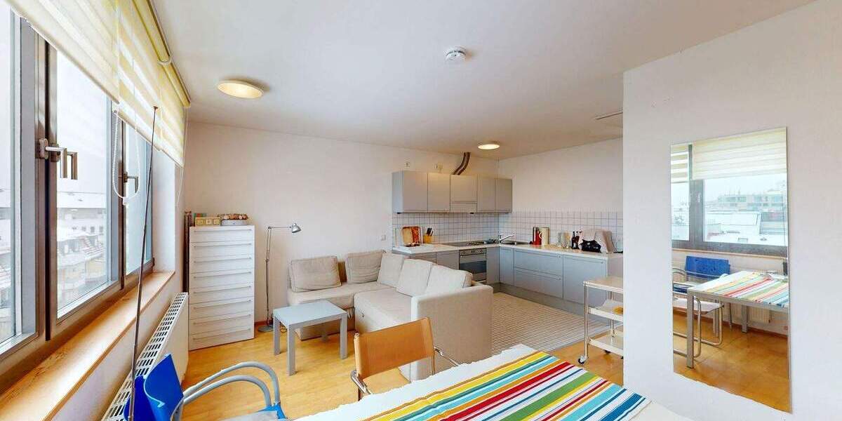 Etagenwohnung Dresden Wilsdruffer Vorstadt/Seevorstadt-West - 2 Zimmer, 56 m&sup2;, 215.000&euro; | Angebot:25292000