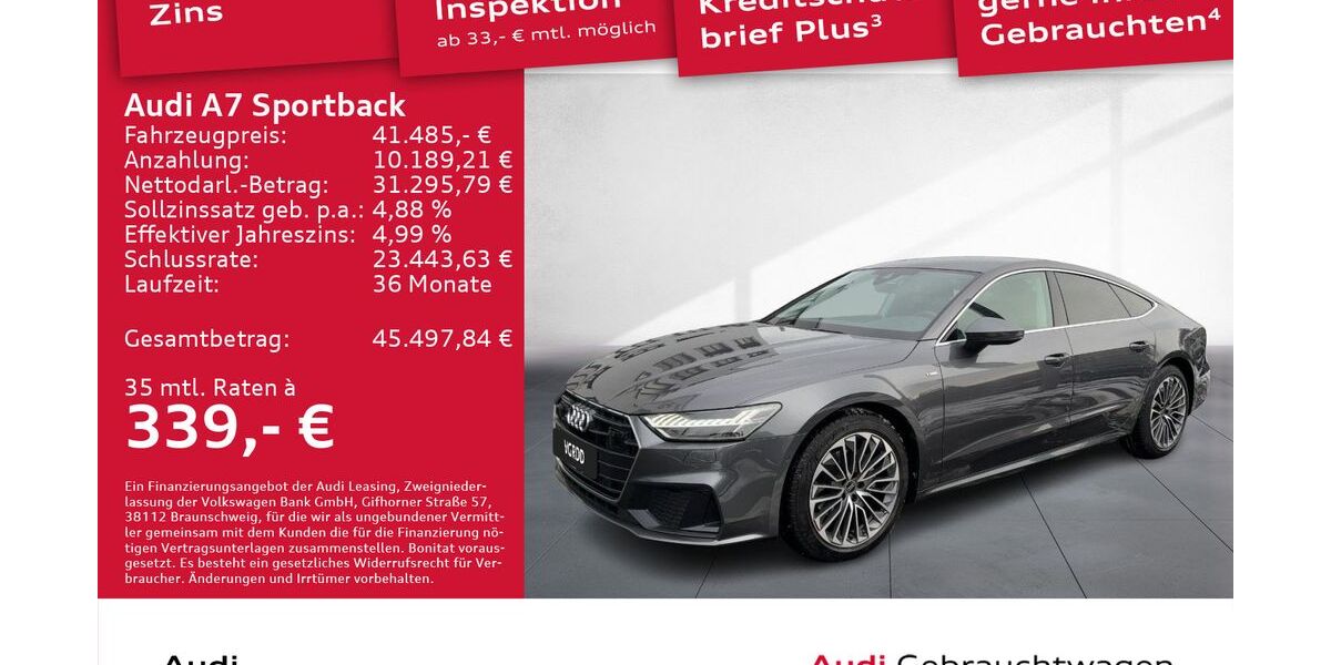 Audi A7 57.765 km 40.990 &euro; Dresden 01067