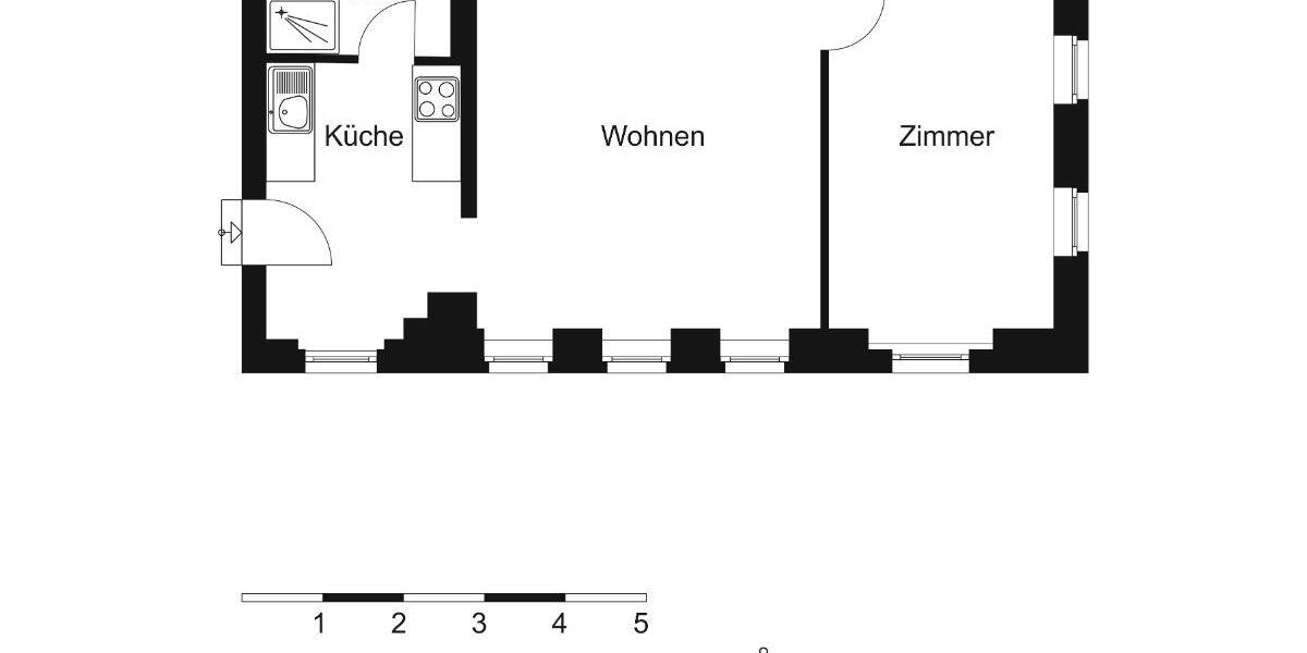 Etagenwohnung Dresden Cotta - 2 Zimmer, 46 m&sup2;, 370&euro; | Angebot:25363710