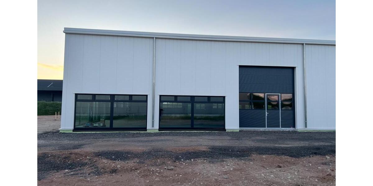 Halle Gewerbehalle Coswig 225m² KFZ Werkstatt Neubau zimmer