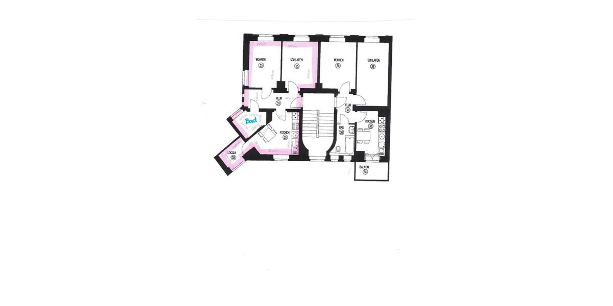 2Z-Wohnung mit Wintergarten im Dresdner Hechtviertel Neustadt 2 zimmer