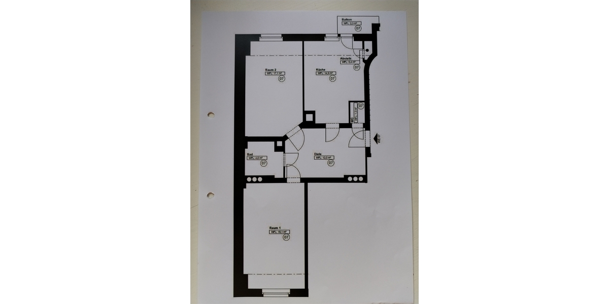 Balkonwohnung in Gruna - Etagenwohnung Dresden Gruna | Angebot:25378200