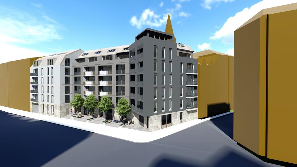 Etagenwohnung Dresden Neustadt - 1 Zimmer, 46 m&sup2;, 1.205&euro; | Angebot:26653287