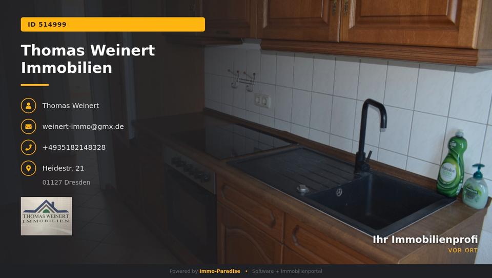 Etagenwohnung Haselbachtal - 1 Zimmer, 35 m&sup2;, 265&euro; | Angebot:26463165