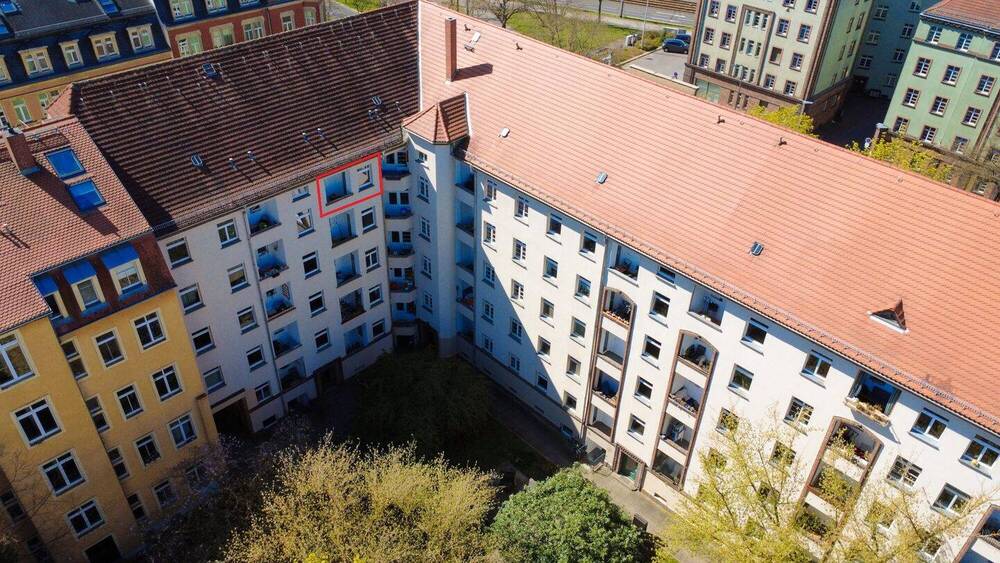 Etagenwohnung Dresden Leipziger Vorstadt - 2 Zimmer, 54 m&sup2;, 162.000&euro; | Angebot:26501814