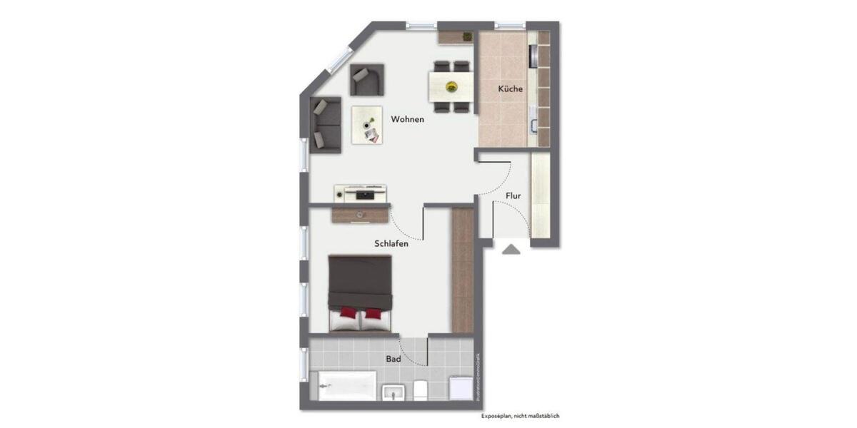 Etagenwohnung Dresden Neustadt - 2 Zimmer, 63 m&sup2;, 995&euro; | Angebot:26150208