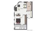 Etagenwohnung Dresden Neustadt - 2 Zimmer, 63 m&sup2;, 995&euro; | Angebot:26150208