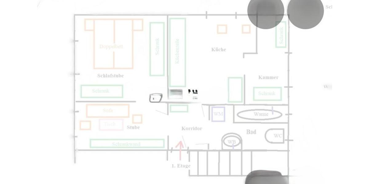 Etagenwohnung Meißen - 2.5 Zimmer, 56 m&sup2;, 134.250&euro; | Angebot:27184469