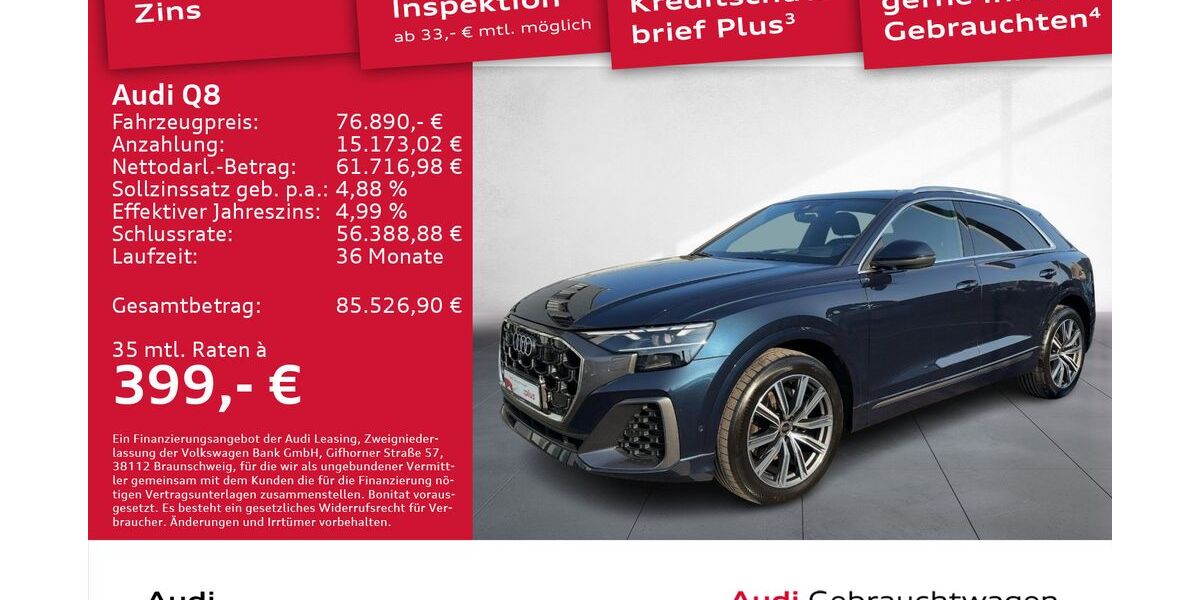 Audi Q8 13.425 km 75.890 &euro; Dresden 01067