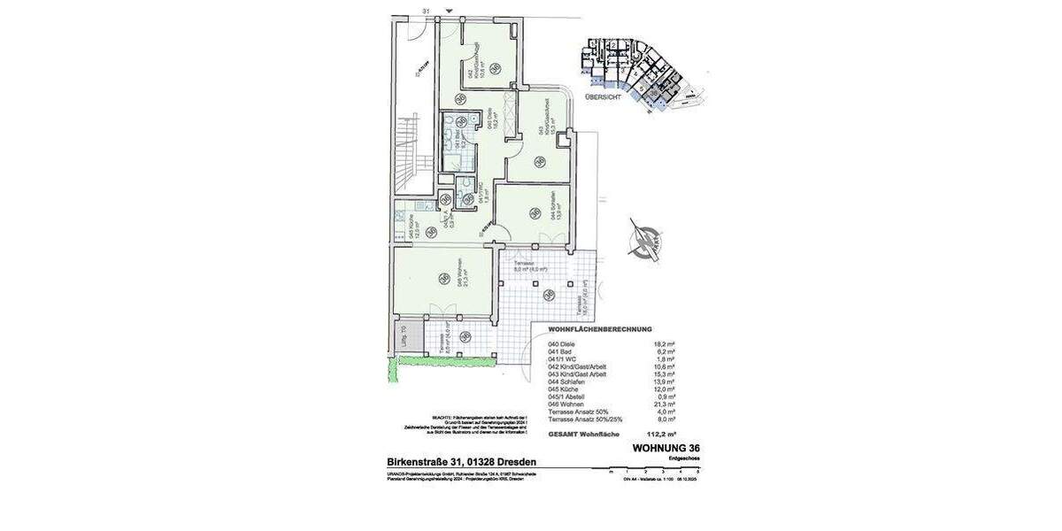 Etagenwohnung Dresden Pappritz - 4 Zimmer, 112 m&sup2;, 617.100&euro; | Angebot:25814870
