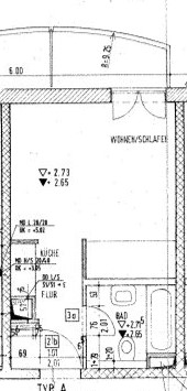 Single-Wohnung in Radebeul Ost mit EBK und Balkon - Etagenwohnung Radebeul Radebeul | Angebot:26882251