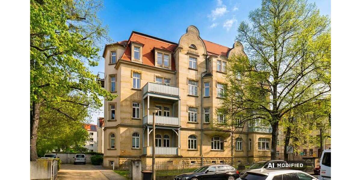 Etagenwohnung Dresden Südvorstadt - 4 Zimmer, 130 m&sup2;, 450.000&euro; | Angebot:27200304