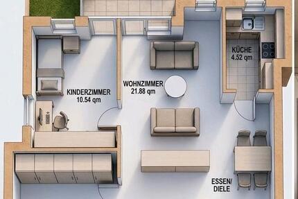 Wohnung Dresden Cotta - 3.5 Zimmer, 70 m&sup2;, 169.000&euro; | Angebot:27533720