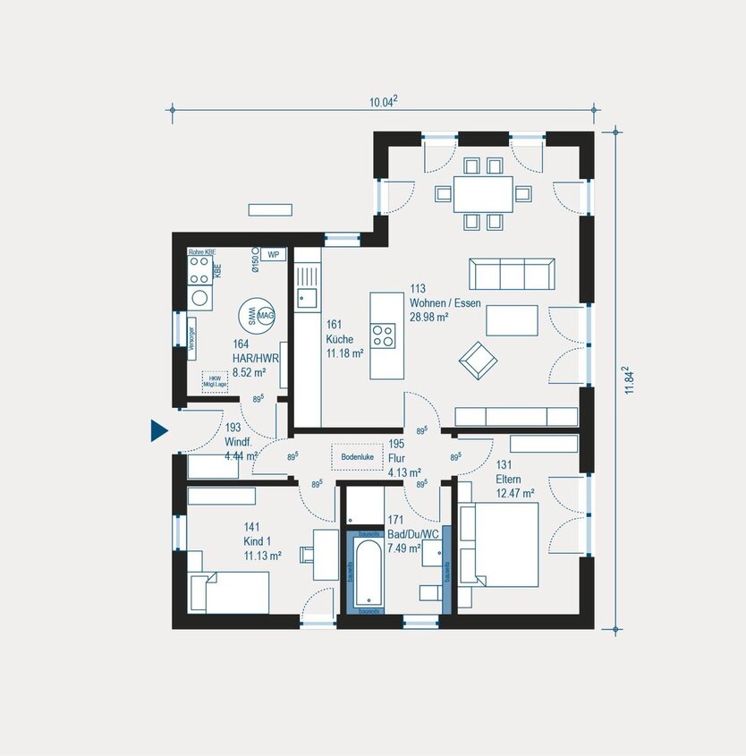 Naturnah Wohnen ohne Treppen: Lifetime 1- modern, hell, schnürkellos 3 zimmer