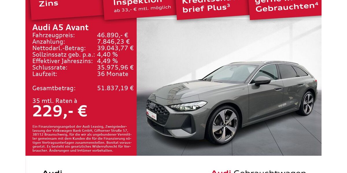 Audi A5 5.645 km 46.890 &euro; Dresden 01067