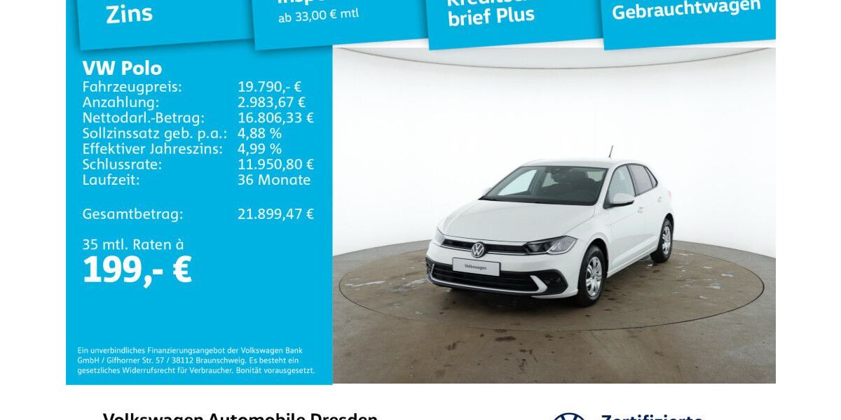 VW Polo 1.200 km 19.790 &euro; Dresden 01169