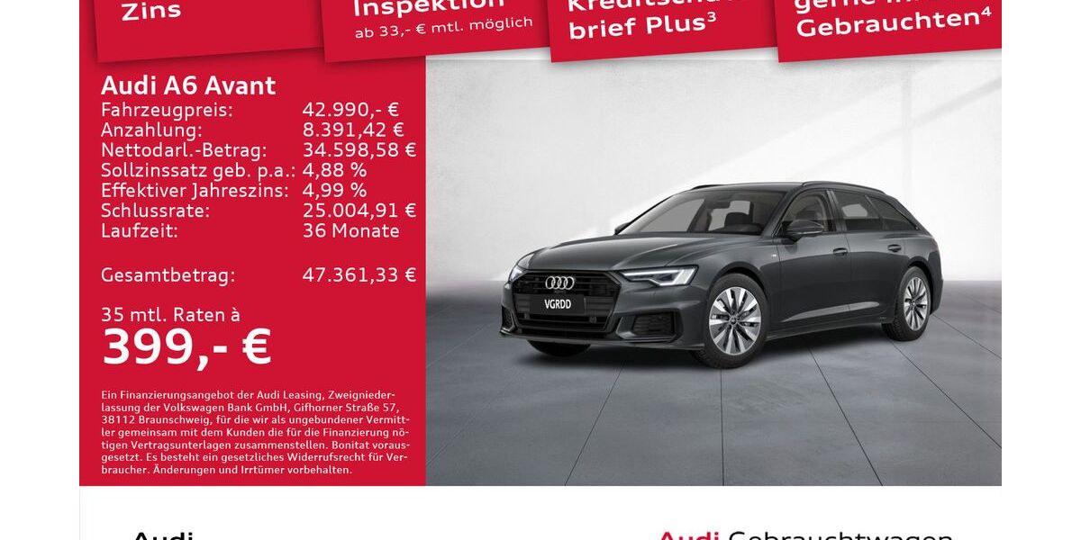 Audi A6 57.939 km 41.890 &euro; Dresden 01067