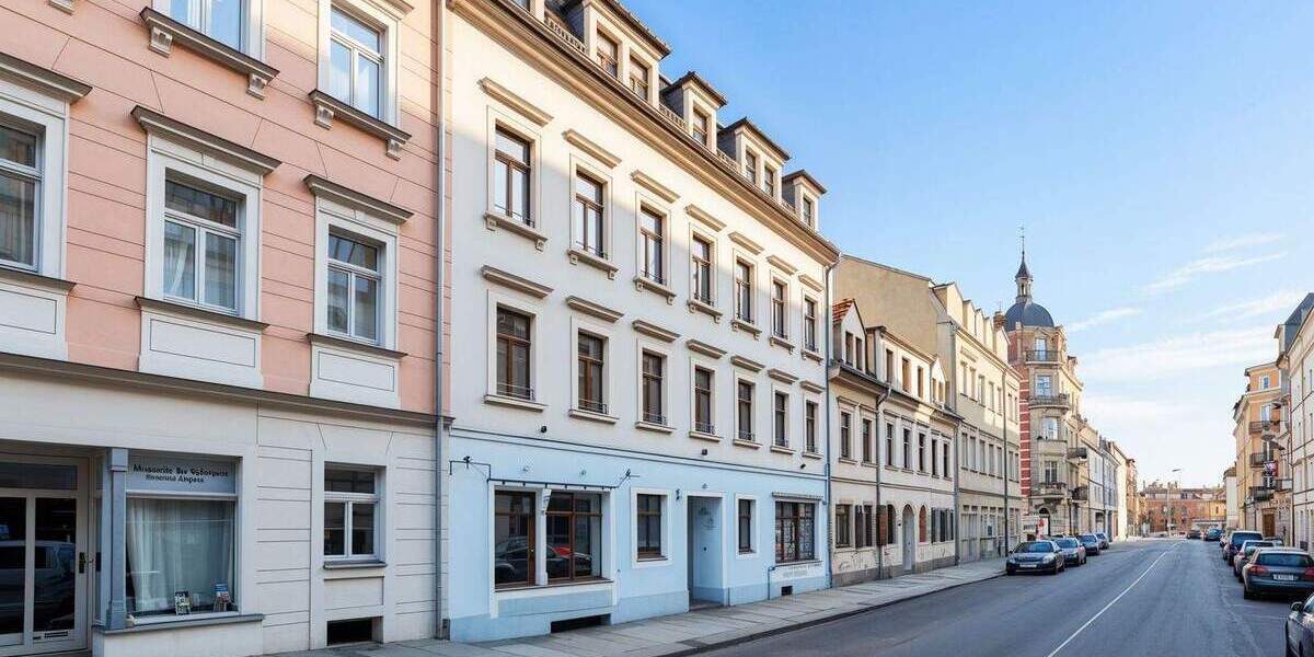 Etagenwohnung Dresden Äußere Neustadt - 2 Zimmer, 52 m&sup2;, 175.000&euro; | Angebot:25734744