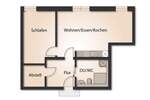 Etagenwohnung Dresden / Plauen Südvorstadt-West - 2 Zimmer, 66 m&sup2;, 430.000&euro; | Angebot:25708304