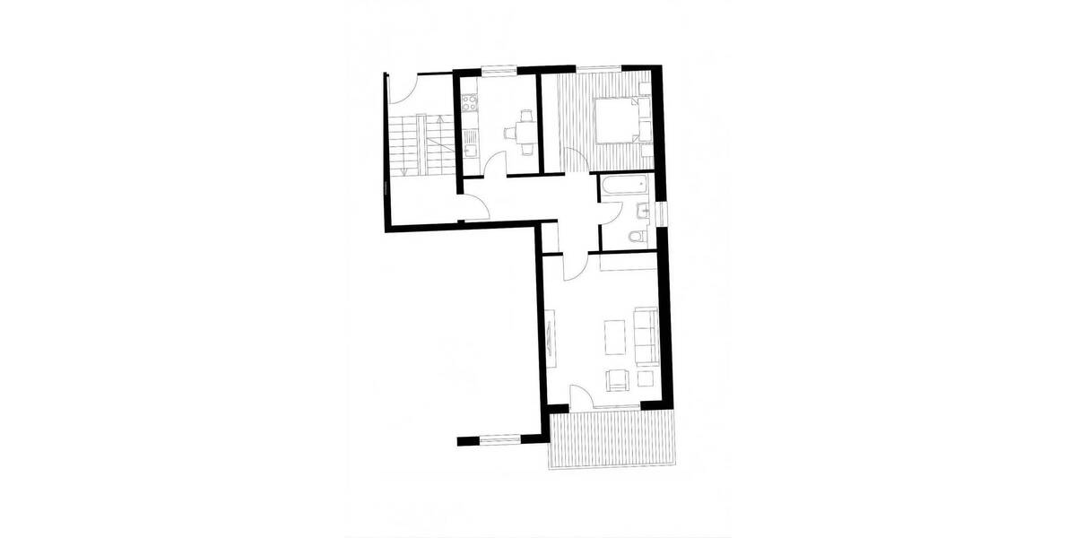 Etagenwohnung Dresden Pieschen-Süd - 2 Zimmer, 60 m&sup2;, 139.000&euro; | Angebot:26583562