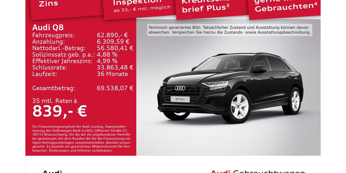 Audi Q8 70.387 km 62.890 &euro; Dresden 01067