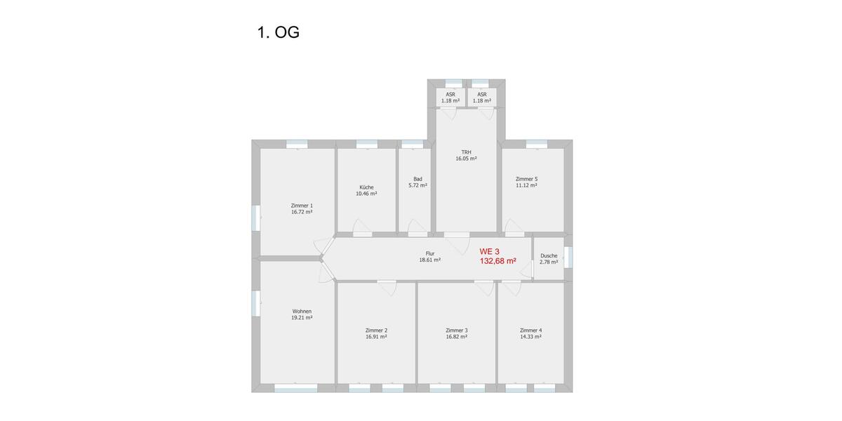 Etagenwohnung Königsbrück - 6 Zimmer, 132 m&sup2;, 1.327&euro; | Angebot:25312771