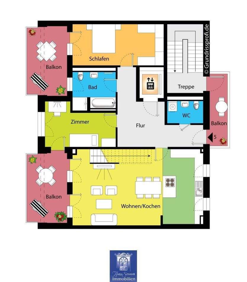 Ihre Dachterrasse mit traumhaften Dresdenblick wartet! 3 zimmer