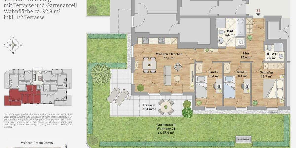 Etagenwohnung Dresden Leubnitz-Neuostra - 4 Zimmer, 92 m&sup2;, 599.000&euro; | Angebot:25775877