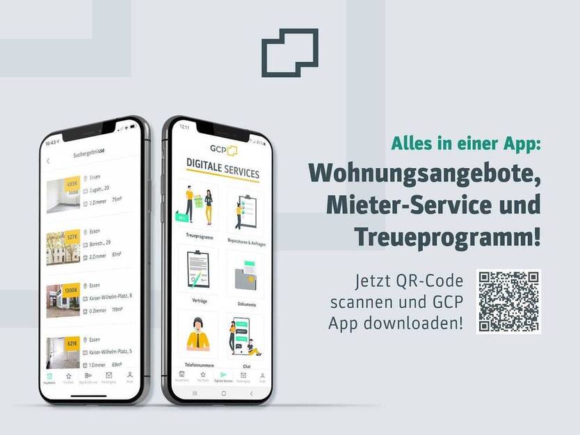 Ab sofort: Wohnung mit Balkon