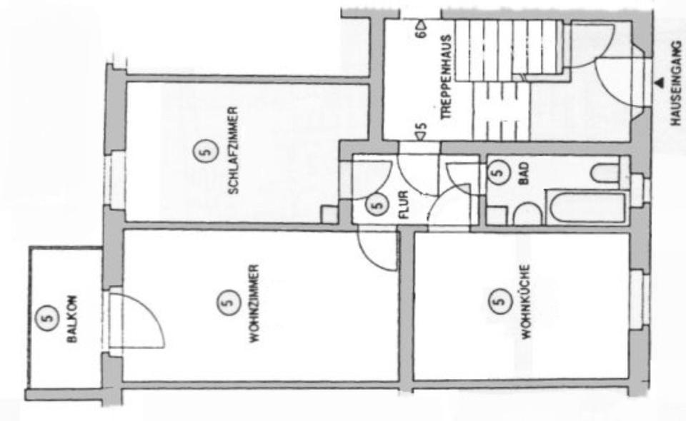 **Frisch renoviert, TOP Grundriss, Balkon, OHNE Provosion** 2 zimmer