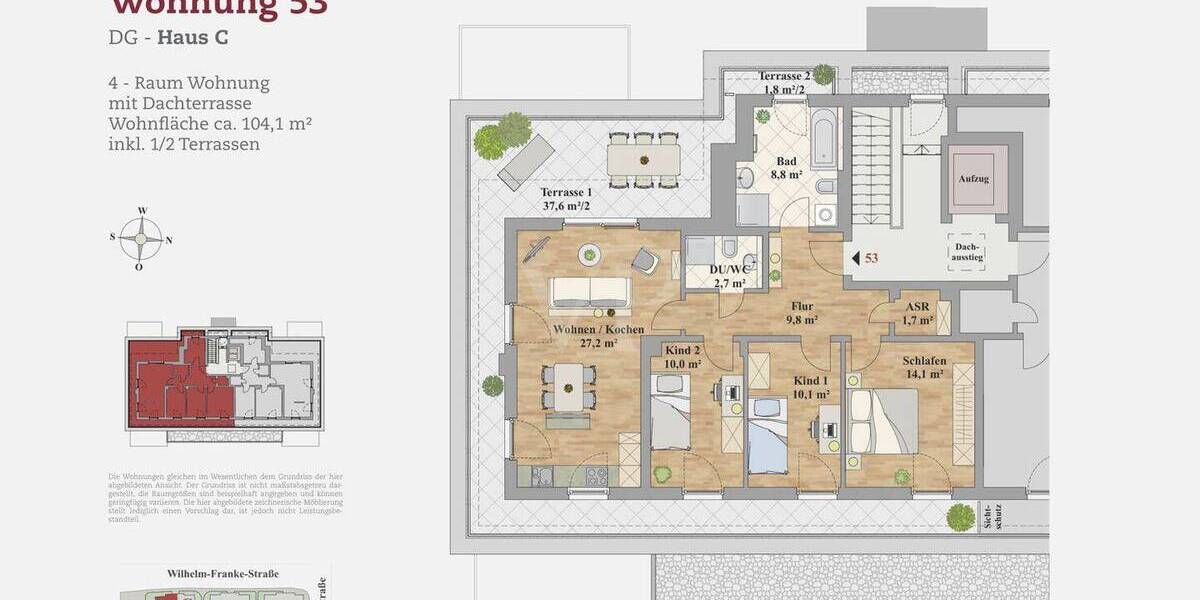 Etagenwohnung Dresden Leubnitz-Neuostra - 4 Zimmer, 104 m&sup2;, 743.500&euro; | Angebot:26787207