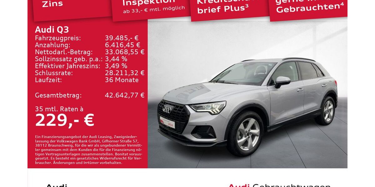 Audi Q3 6.548 km 39.485 &euro; Dresden 01067