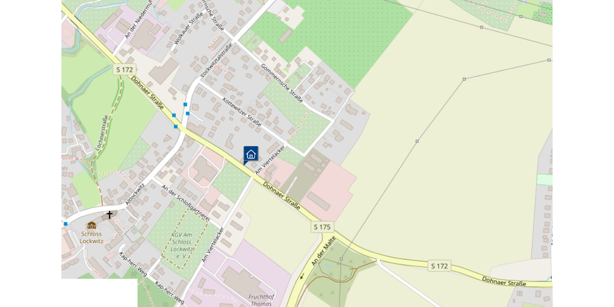 Erdgeschoßwohnung Dresden Leuben - 2 Zimmer, 57 m&sup2;, 429&euro; | Angebot:25267498