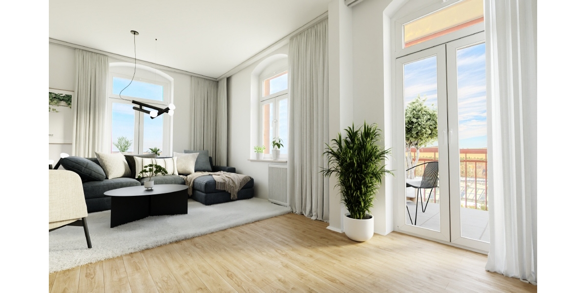 BEL-ÉTAGE MIT BALKON & BLICK – ERSTBEZUG NACH SANIERUNG – GROSSZÜGER KÜCHENBEREICH – 2 BÄDER - Etagenwohnung Stolpen Stolpen | Angebot:26067677
