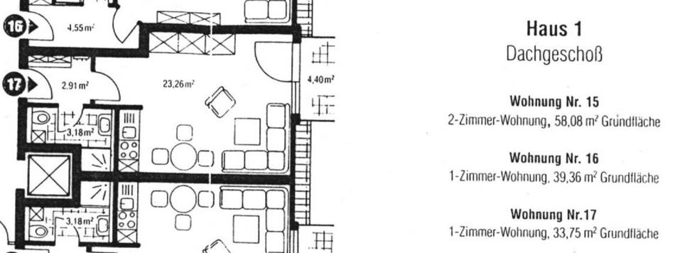 Dachgeschoßwohnung Dresden Pieschen - 1 Zimmer, 31 m&sup2;, 85.000&euro; | Angebot:27259013