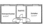 Etagenwohnung Dresden Leubnitz-Neuostra - 2 Zimmer, 38 m&sup2;, 350&euro; | Angebot:25880978