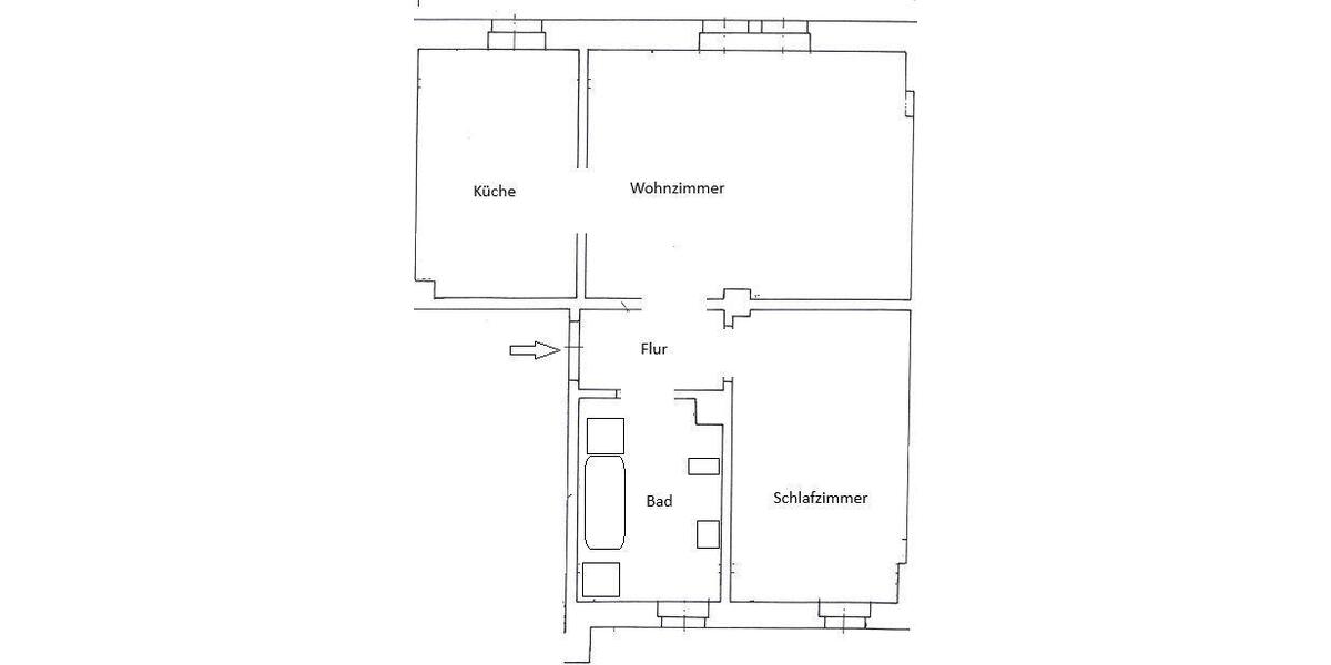 Dachgeschoßwohnung Dresden Pieschen - 2 Zimmer, 54 m&sup2;, 539&euro; | Angebot:25753387