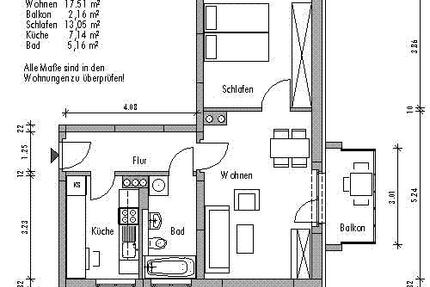 Wohnung Dresden Blasewitz - 2 Zimmer, 50 m&sup2;, 480&euro; | Angebot:26377339
