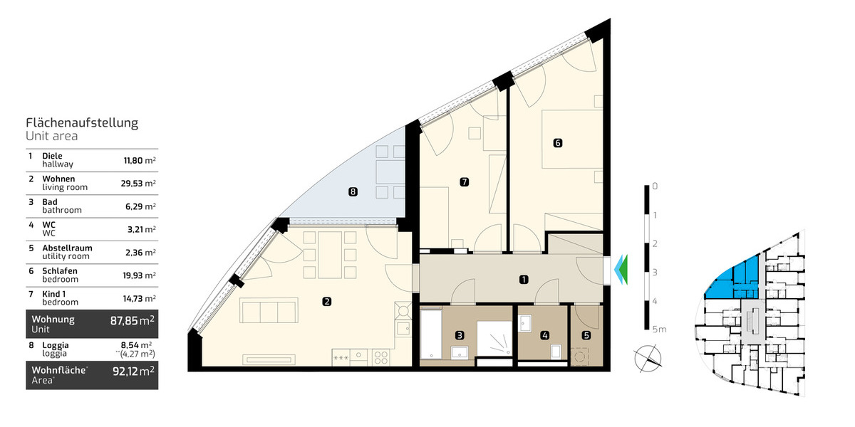 Etagenwohnung Dresden Leipziger Vorstadt - 2 Zimmer, 92 m&sup2;, 503.500&euro; | Angebot:26276000